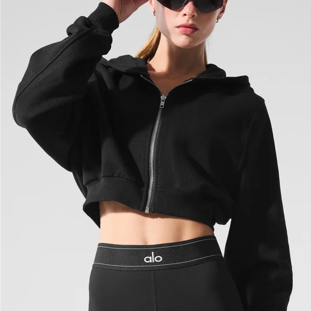 ALO Yoga Sweet Escape Zip Up Hoodie Size Small